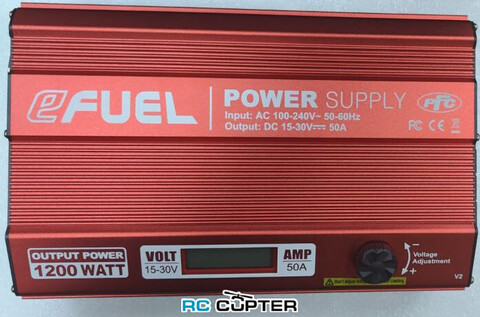 Блок питания eFuel (SkyRC) 100/240В 15-30V 50A 1200Вт для зарядного устройства