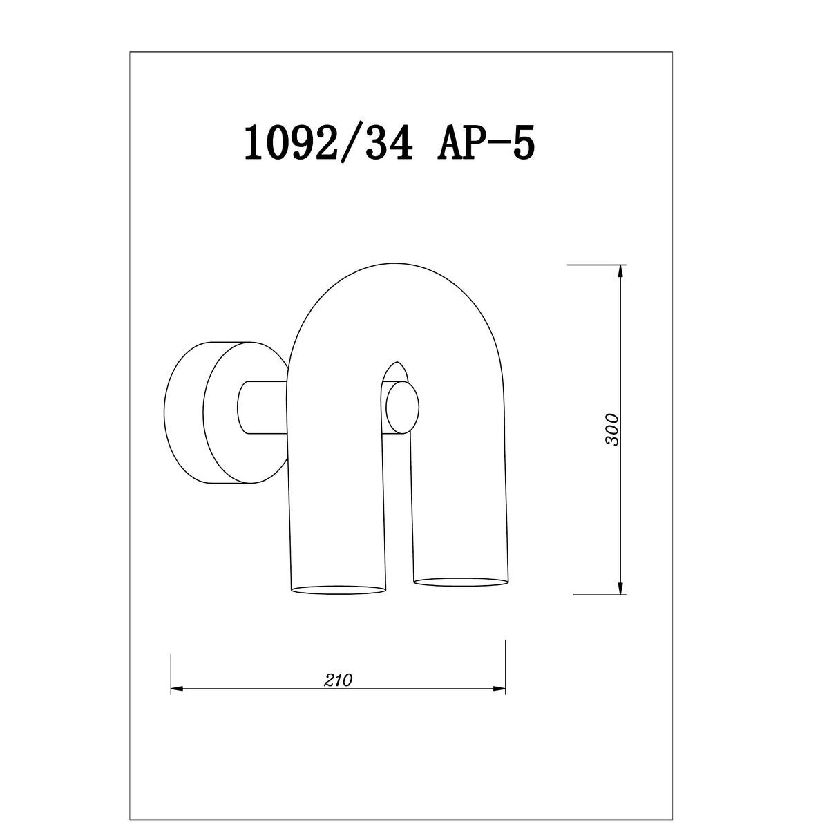 Бра Divinare Twins 1092/34 AP-5