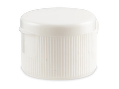 Крышка флип-топ белая ребристая 24/410