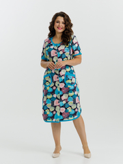 4728 Халат на пуговицах