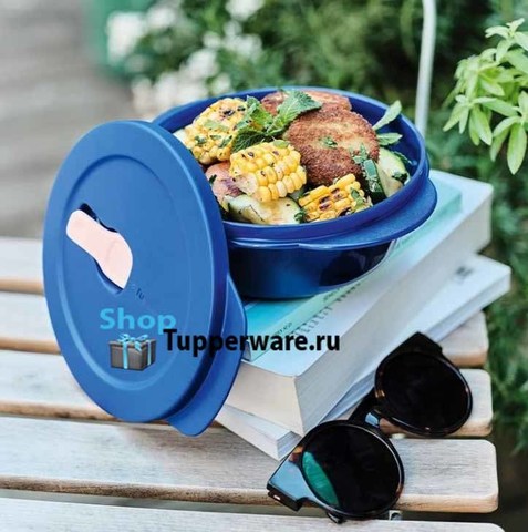 ёмкость новая волна 600мл в темно-синем цвете  2019г. tupperware