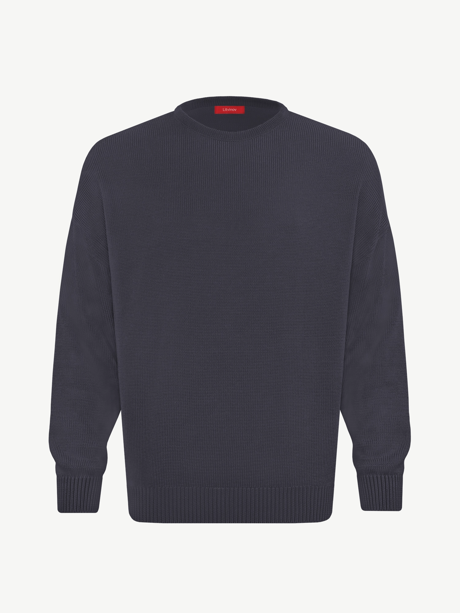 Джемпер оверсайз из экохлопка