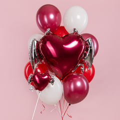 Аг Фигура, Сердце, Тихий омут, 35''/89 см, 1 шт.