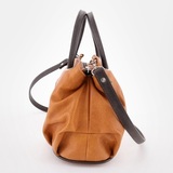 Сумка Саломея 278 македония горчичный + шоколад