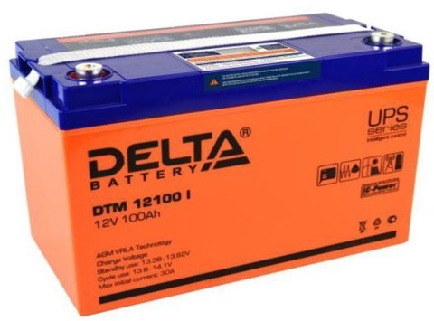 Аккумуляторная батарея Delta DTM 12100 I