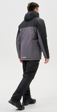 Премиальный теплый зимний костюм Nordski Winter Black/Grey мужской