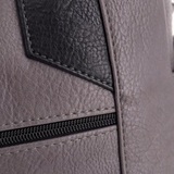 Сумка Саломея 603 мульти итальянский серо-черный