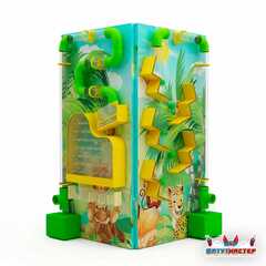 Детская интерактивная стена «Дикая тропа», 1,2×1,2×1,8 м