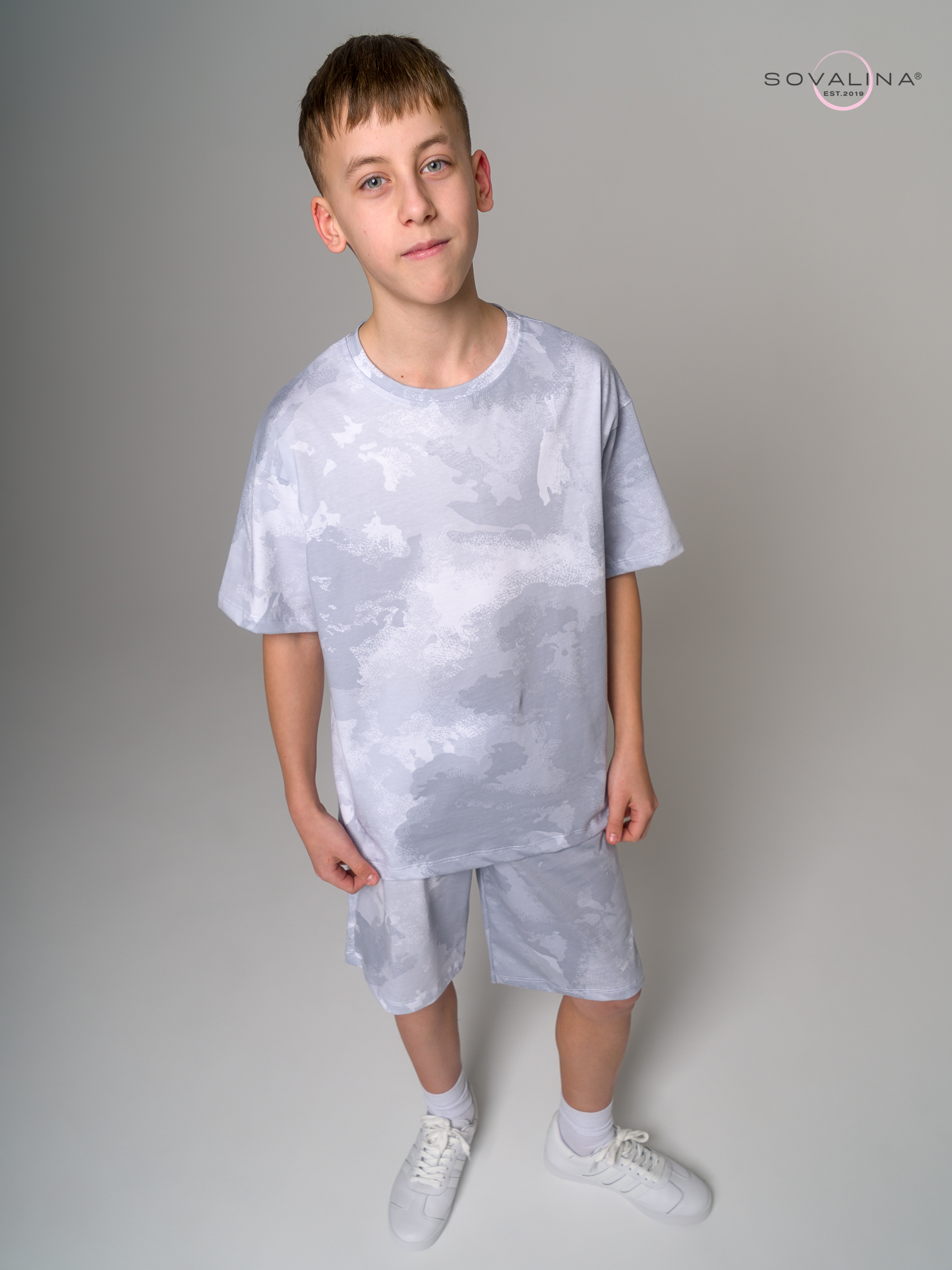 Костюм Light men тайдай серый MAX