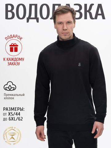 Водолазка чёрного цвета