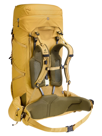 Картинка рюкзак туристический Deuter Aircontact Core 65+10 SL Savanna/Nori - 11