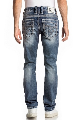 Rock Revival | Джинсы мужские DANIEL A204 ALT STRAIGHT RP2102A204 сзади