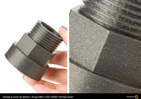 Пластик для 3D-принтера Fillamentum CPE HG100 Vertigo Grey