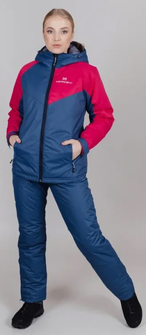 Утеплённый прогулочный костюм Nordski Premium Sport Denim женский