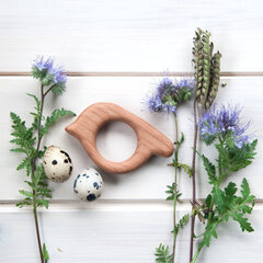 Деревянный грызунок Птичка Леснушки