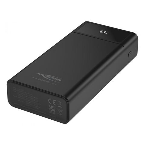 Универсальный аккумулятор ANSMANN Powerbank 24000mA / 22.5W, черный