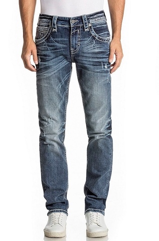 Rock Revival | Джинсы мужские DANIEL A204 ALT STRAIGHT RP2102A204 перед