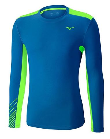 Рубашка беговая Mizuno Warmalite Venture Crew мужская