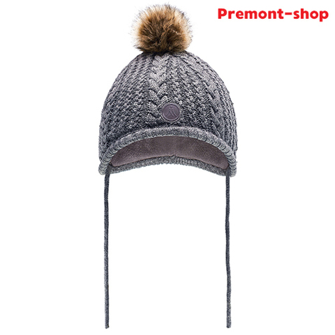 Зимняя шапка Premont WP83921 Grey с завязками
