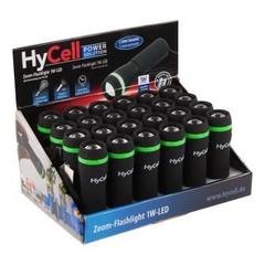 Фонарь HyCell с фокусировкой-Zoom-1W-LED-3AAA