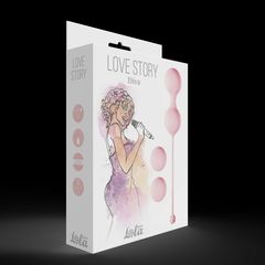 Набор розовых вагинальных шариков Love Story Diva - 