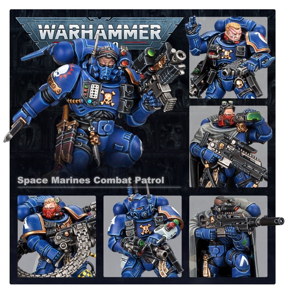 Combat patrol warhammer. Warhammer 40 000 Combat Patrol. Space Marine Patrol. Combat Patrol Space Marines. Комбат патруль Space Marines.