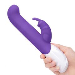 Фиолетовый вибромассажер для G-точки Come hither G-Spot Rabbit - 24,5 см. - 