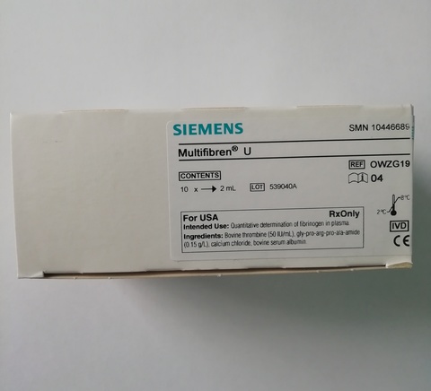 OWZG19 (10446689) Мультифибрен Ю, 10 х2 мл - Siemens Healthcare Diagnostics Products GmbH, Германия