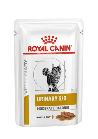 Royal Canin Urinary S/O  Moderate Calorie при лечении МКБ, с курицей 85 г (кусочки в соусе)