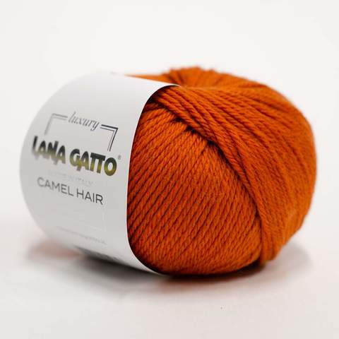 Пряжа Lana Gatto Camel Hair 8403 оранжевый