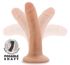 Телесный фаллоимитатор-реалистик 5 Inch Posable Dildo - 13,9 см. - 