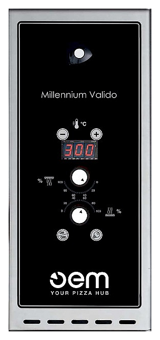 Печь для пиццы электрическая серии Millennium Valido EVO 1-камерная с подом 113*73 см, электро-механическая панель управления, дверь открывается наверх OEM-ALI 635LAEM
