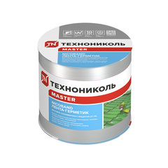 Лента-герметик самоклеящаяся Технониколь Nicoband, битумно-полимерная, 3 м x 10 см, серебристая