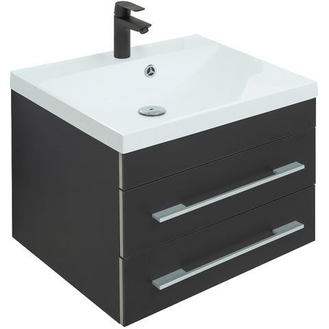 Aquanet 272428 Тумба Верона 58 New цв.черный матовый (272428)
