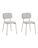 Стул Chao серый серые ножки 2 шт.