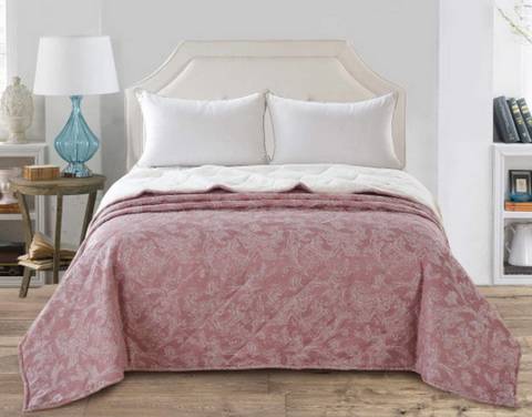 Покрывало 160х220 Sofi De MarkO Ингрид пепельно-розовое