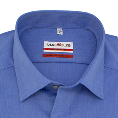 Классическая сорочка Marvelis Modern Fit 4704/64/13 синяя