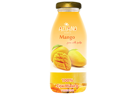 Нектар манго с мякотью Aziano, 250мл