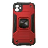 Противоударный чехол Strong Armour Case с кольцом для iPhone 11 (Красный)