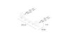 Fixsen KVADRO Планка 4 крючка FX-61305-4