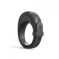 Черное эрекционное виброкольцо Fit Vibe Ring - 