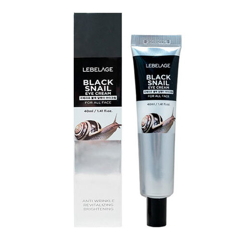 Lebelage Eye Cream Black Snail - Крем для кожи вокруг глаз с муцином чёрной улитки