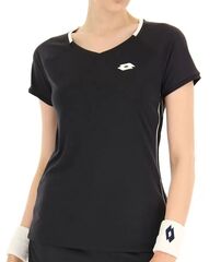 Женская теннисная футболка Lotto Squadra W II Tee - all black