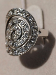 Торсия (кольцо из серебра)