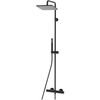 L10103.073 BOSSINI Душевая стойка с термостатическим смес., верхний душ COSMO 230х230 мм., ручной душ ,цвет черный матовый