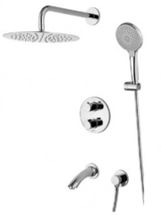 Смеситель термостатический для ванны и душа, встраиваемый Lemark Yeti - LM7822С