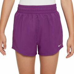 Детские шорты Nike Kids Dri-Fit One High-Waisted Woven Training Shorts - viotech/white