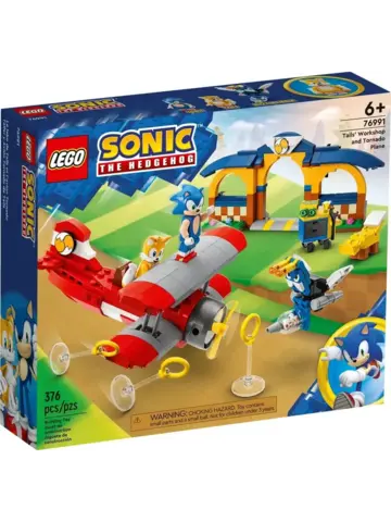 Конструктор Sonic 76991 Мастерская Тейлза и самолет Торнадо