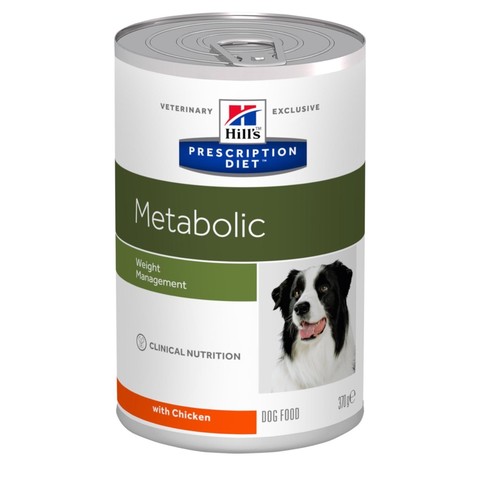 Hill's Metabolic диета влажный корм для собак для коррекции веса (с курицей) 370г