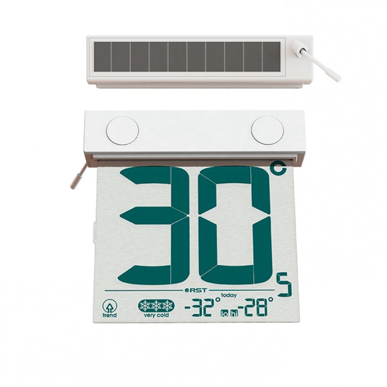Цифровой оконный термометр RST на солнечной батарее (RST01388) –  .